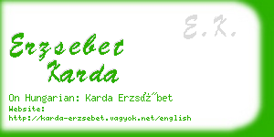 erzsebet karda business card
